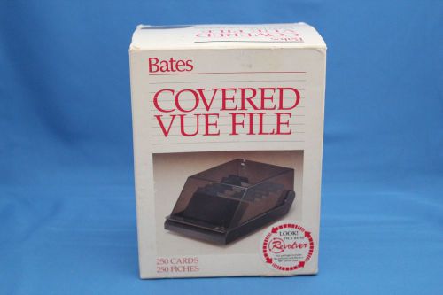REVOLVER! Bates Vue File Covered rolodex CVF 250 S310C vtg motel business office