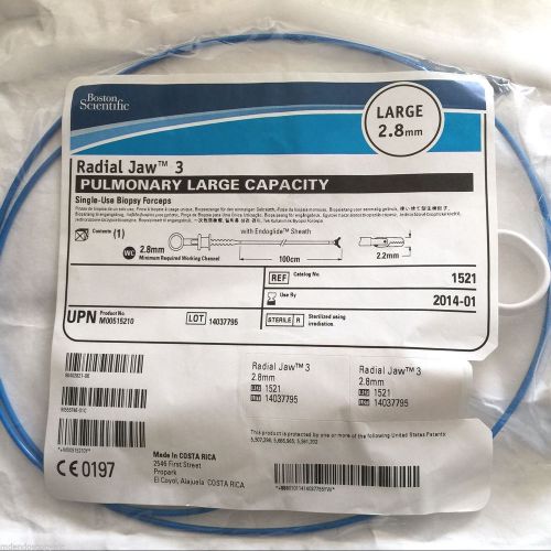 Radial jaw 3 ref: 1521 pulmonary large capacity single-use biopsy forceps for sale