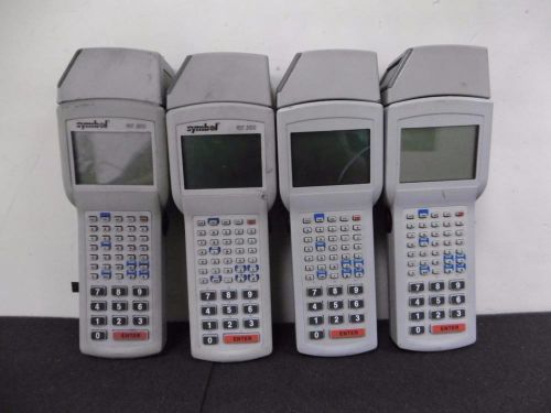 Lot Of 4 *AS-IS* Symbol PDT-3100 PDT3100-S0844011 Portable Data Terminal Scanner