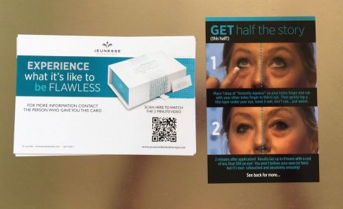 Jeunesse Global Instantly Ageless 50 Blitz Cards Business Cards