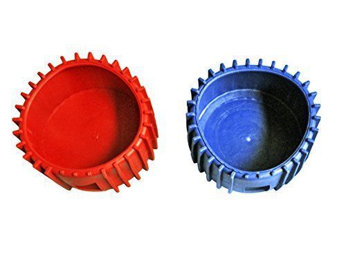 Manifold gauge cover for 2.5&#034; gauges. protective boot for high and low sides red for sale