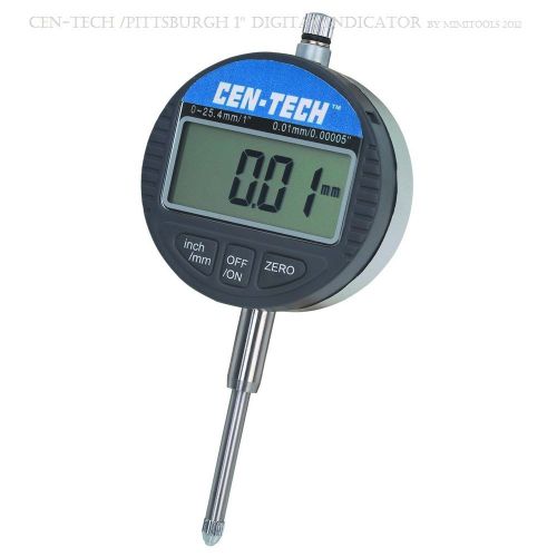 New  cen-tech/ pittsburgh  1&#034; digital indicator sae &amp; metric free shipping for sale