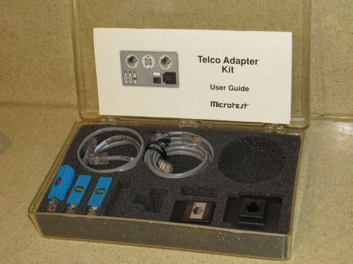 ^^ MICROTEST TELCO ADAPTER KIT &amp; USER GUIDE