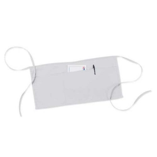 2 PC 3 Pocket White Waist Apron - 20&#034;W x 10&#034;L Restaurant Grade High Quality