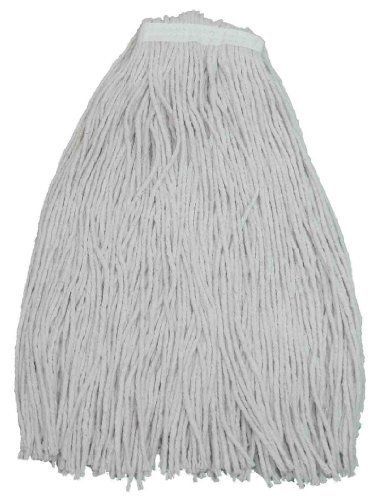 Zephyr 10024 shineup 4-ply cotton 24oz cut end wet mop head with 1-1/4&#034; regular for sale