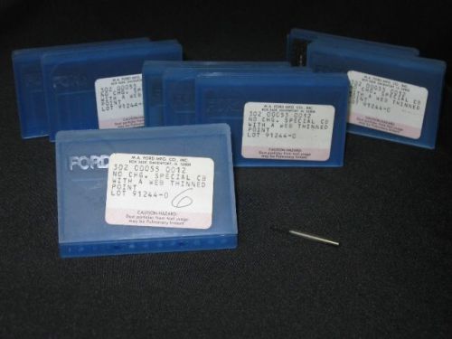 Box of 10 m.a. ford 54 series 302 carbide special cb drill web thinned point for sale