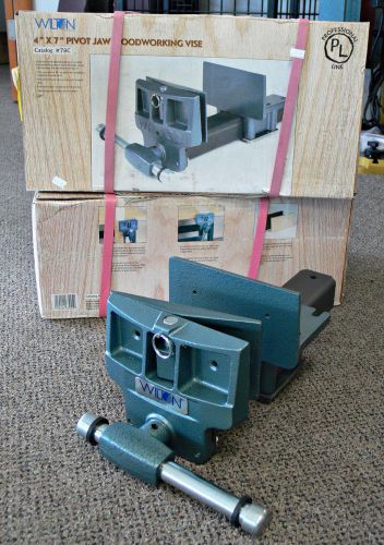 Wilton 4&#034; x 9&#034; pivot-jaw woodworkers vise ~ model: 78c for sale