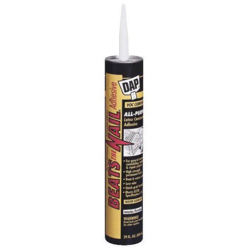 DAP BEATS THE NAIL CARB Compliant Construction Adhesive 28-ounce