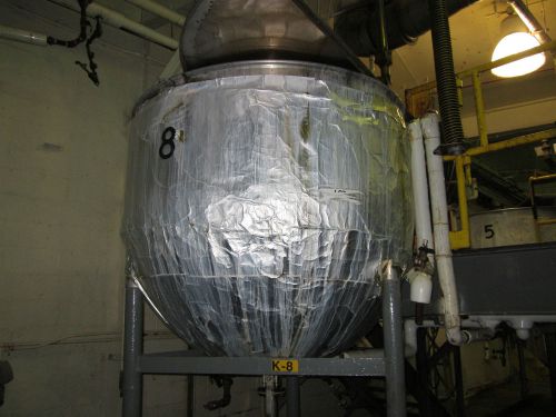 350 Gallon Stainless Steel JACKETED Steam Kettle