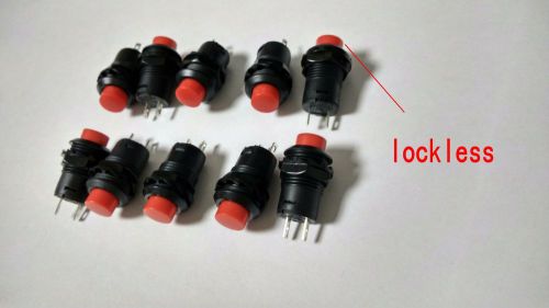 20pcs 12mm Lockless Momentary ON/OFF Push button Switch ADAPTER connector