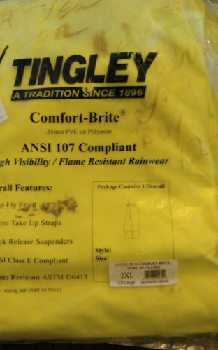 Tingley 2XL Comfort Brite Overall FR ANSI COM. NIP 2xl