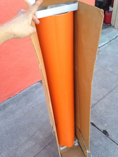 Scotchlite adhesive orange reflective vinyl warning film / tape 48&#034; by 140 feet for sale