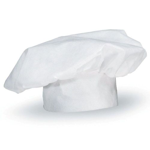 Chef Hat - 8 Count White One-Size