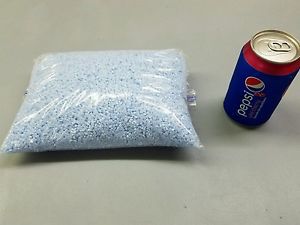 3 lbs blue pc polycarbonate plastic pellets for cat genie, or bean toss bags for sale
