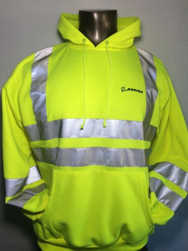 Boeing sweatshirt high viz construction neon yellow safety cloths vests for sale