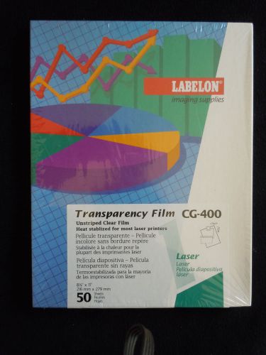 NEW Labelon Overhead Projection Transparency Film Laser Printers CG400 sealed