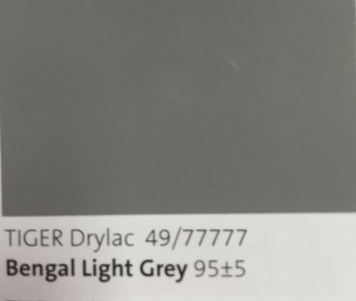 Bengal Light Grey Powder Coating Tiger Drylac Single Coat 1lb