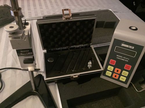 viscosimeter Brookfield LVDV II+CP Whit Helipath Stand And Spindle Set.