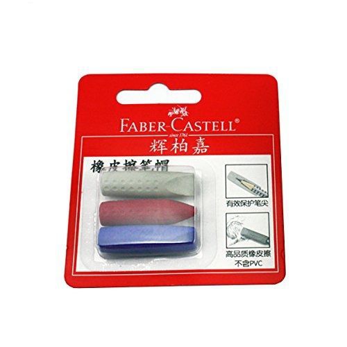 Faber-Castell Faber Castell 3 Grip Eraser Cap for Pencils