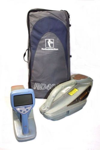 Radiodetection rd4000 receiver, rd4000t3 transmitter cable/pipe locator set [e] for sale