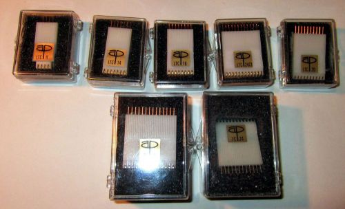 Lot of 7 Integrated Circuit IC Test Clips by AP Products NIB