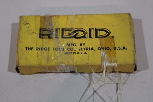 Ridgid Pipe Threader Dies One Set 4&#034; 4-P Plumbing Vintage NOS