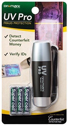 Drimark uv light, counterfeit bill detector (uvproplus-b) for sale