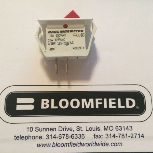 Bloomfield-Wells 8031-4 Start Brew Switch White NEW FREE SHIPPING