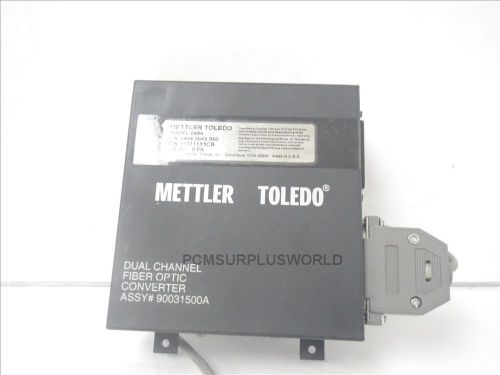 Mettler Toledo Dual Channel Fiber Optic Converter 0964 09640043000 12VDC