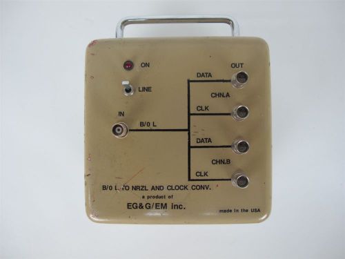 EG&amp;G / EM Inc B/O L to NRZL and Clock Converter