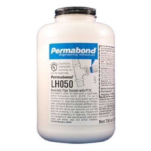 Permabond lh050 anaerobic pipe sealant adhesive white 11.8oz (350 ml) bottle for sale