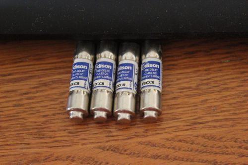 4 edison fuses edcc8 class cc time delay 600 v new for sale