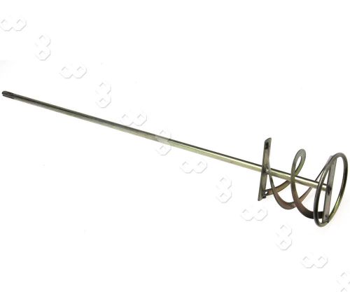 Paint mixer whisk 100 x 500mm sds spiral mixing paddle for paint plaster render for sale