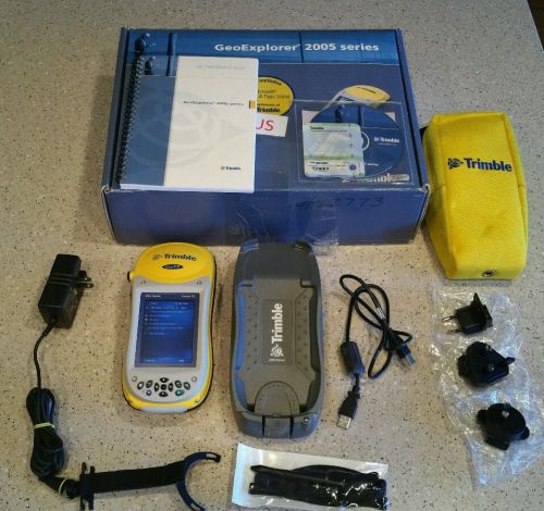 Trimble GeoXM GeoExplorer 2005 Data Collector with Charger &amp; extras  60950-20