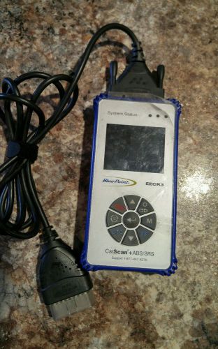 SNAP ON BLUE POINT EECR3 CAR SCAN ABS/SRS LIGHTLY USED AUTO CAR TOOL DIAGNOSTIC