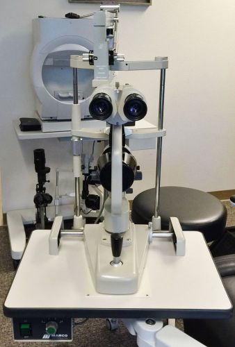 Marco gii slit lamp with haag streit 870 tonometer for sale