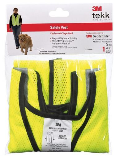 Brand new 3m day night safety vest 94601 scotchlite reflective one size for sale