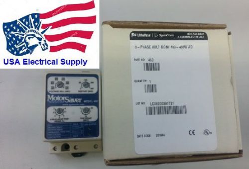 New symcom  ltterlfuse motor saver model 460 3ph 190/480vac 50/60hz for sale