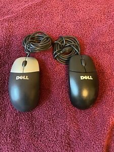 Two Dell Wired USB Mouse - Can be used with ANY Brand Computer - Used