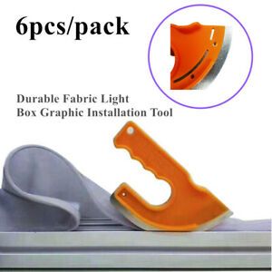 US Stock 6pcs/pack Light box Fabric Graphic Installation Knife Professional Type