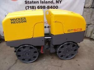 2016 Wacker Neuson RTSC3 Vibratory Remote Controlled Trench Roller 504 Hours