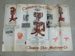 Champion Shoe MFG original American Poster 1925