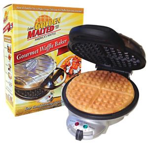 Carbon&#039;S Golden Malted Gourmet Waffle Baker