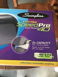 Swingline Speed Pro 40 Electric Stapler New 40  Sheet Capacity