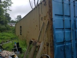 Used 40&#039; High Cube Steel Storage Container Shipping Cargo Conex Seabox Newark