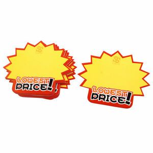 Lowest Price Advertising Paper Sale Sign POP Small Card