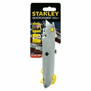 NEW Stanley 10-499 6&#034; Quick Change Retractable Utility Knife USA FREE SHIP