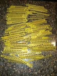 102 strips HILTI Cal 6.3/10M .25 Cal. Short #4 Yellow Booster Loads loose  USED
