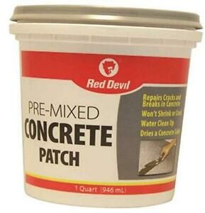 0644 Pre-Mixed Concrete Patch, Pack of 1, Gray 1 Quart
