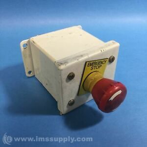 Hammond MBP-1 Emergency Stop Push Button Twist Release 6242
